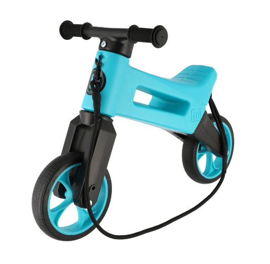 Bicicleta de echilibru Funny Wheels Rider SuperSport 2 in 1 Aqua/Aqua