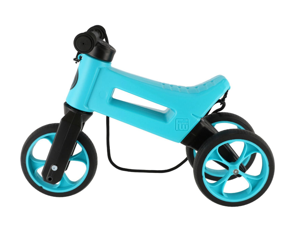 Bicicleta fara pedale Funny Wheels Rider SuperSport 2 in 1 Aqua/Aqua 