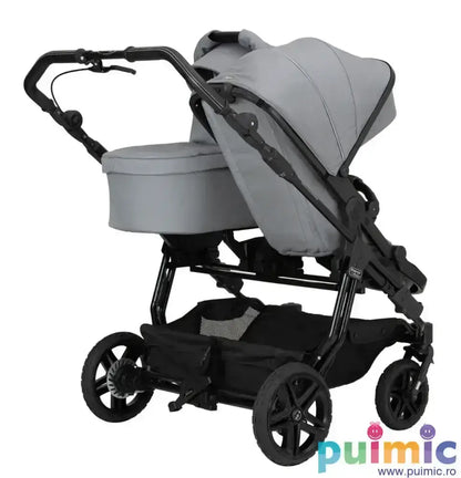 Carucior sport pentru gemeni Hartan Two Select Outdoor Toffee (701), reversibil, pliere compacta, roti cauciuc cu aer