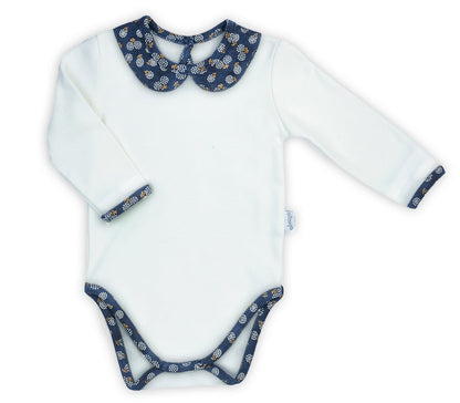 Body cu maneca lunga, bumbac 100%, (179099) "Sonia"
