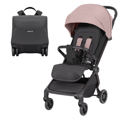 Carucior sport compact Carrello Atom S bagaj de mana in avion roti de cauciuc pliere automata max. 22 kg protectie SPF