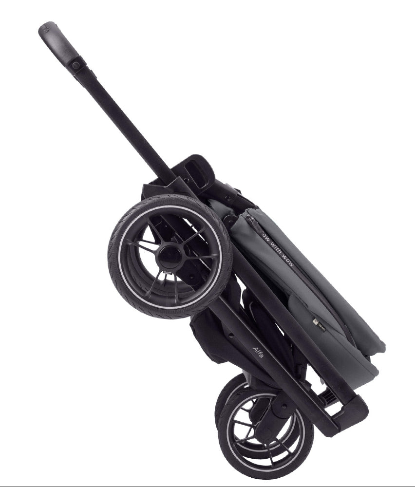 Carucior sport premium Carrello Alfa CRL-5508 Dark Grey, compact, reversibil, max. 22 Kg, protectie UV SPF50
