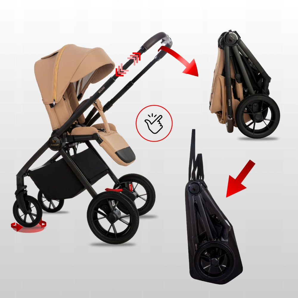 Carucior 2 in 1 BabyLux BOLDO Coral