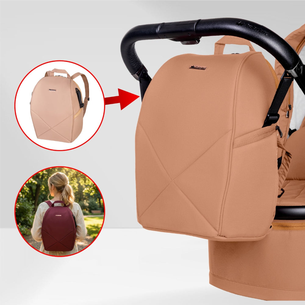 Carucior 2 in 1 BabyLux BOLDO Coral