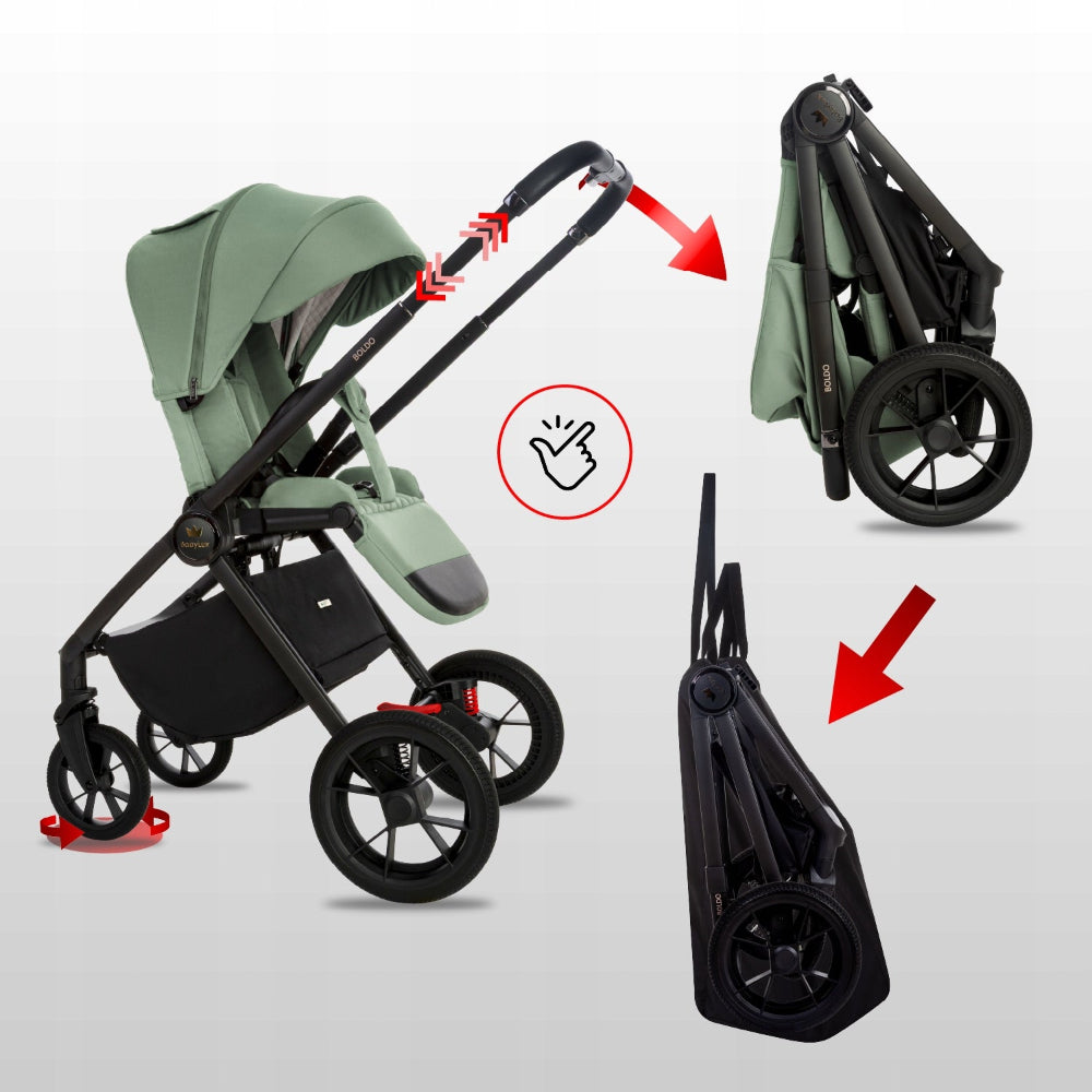 Carucior 2 in 1 BabyLux BOLDO Sage