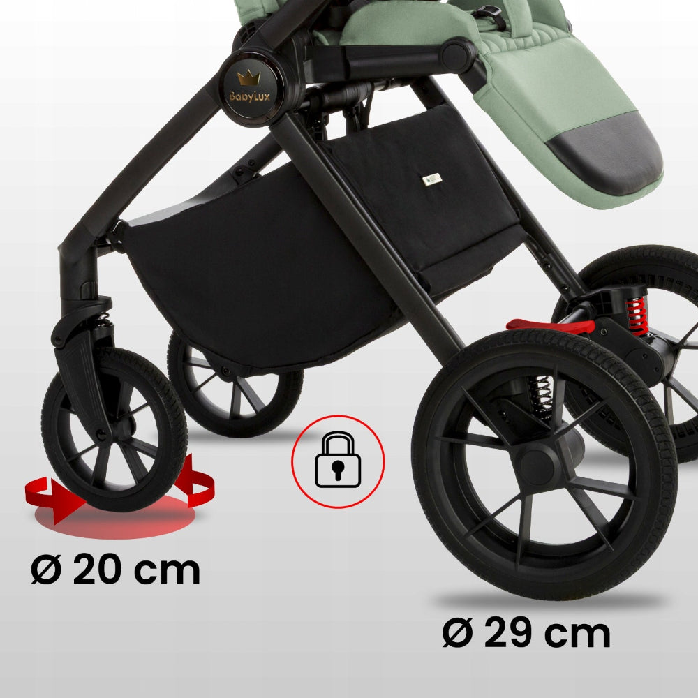 Carucior 2 in 1 BabyLux BOLDO Sage