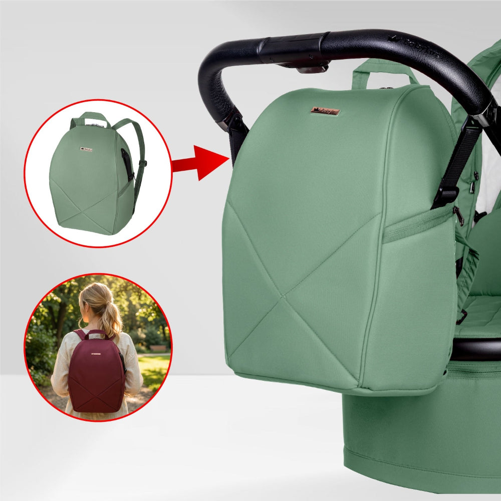Carucior 2 in 1 BabyLux BOLDO Sage