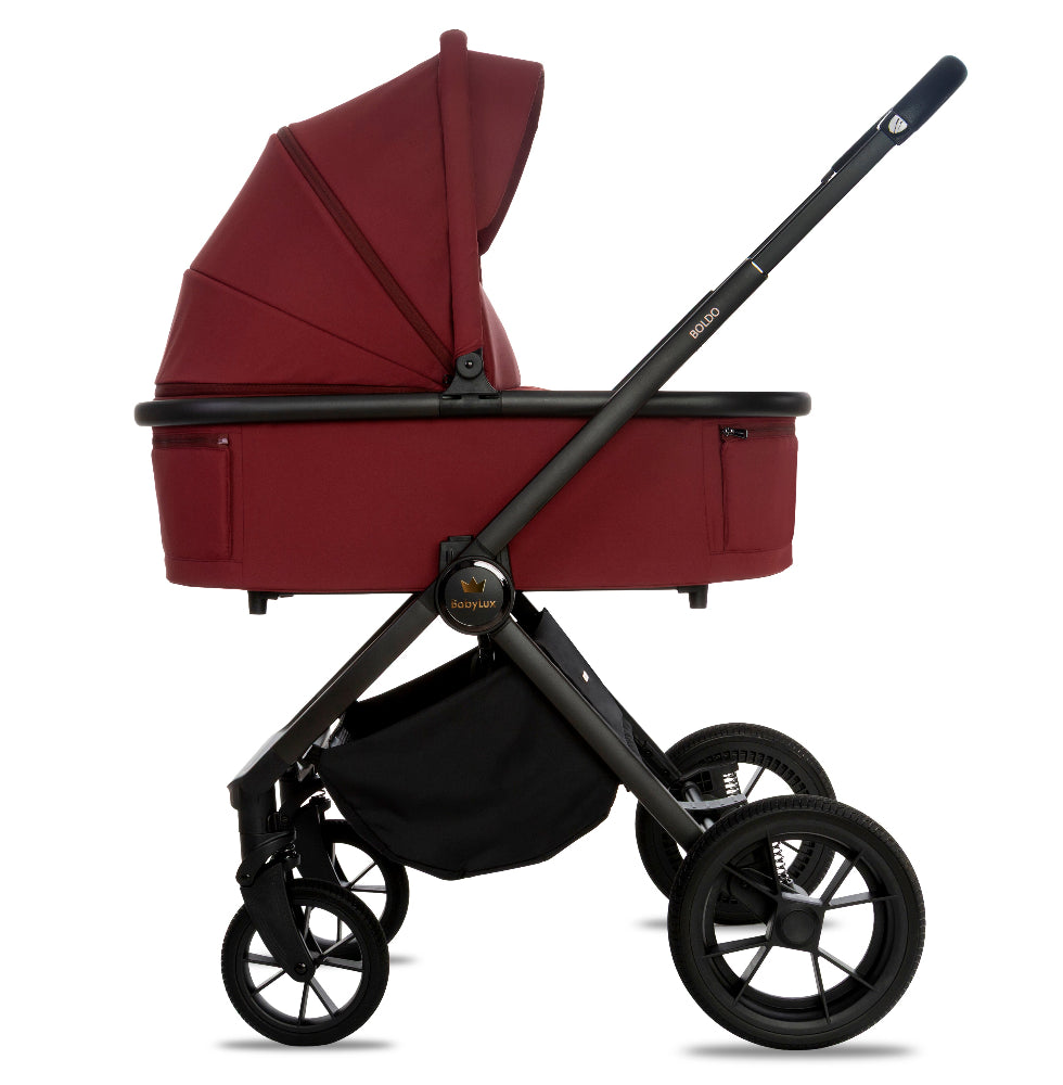 Carucior 2 in 1 BabyLux Boldo Bordo