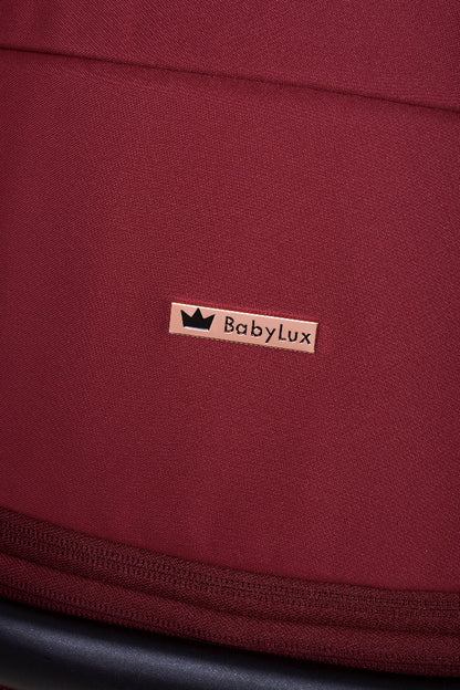 Carucior 2 in 1 BabyLux Boldo Bordo