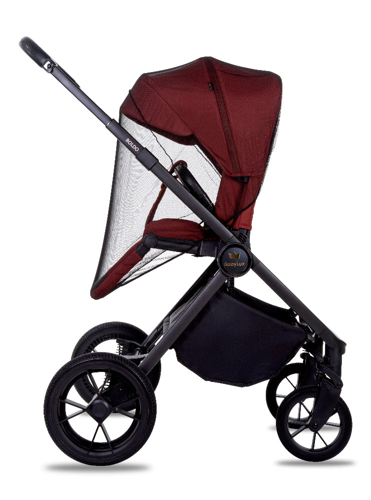 Carucior 2 in 1 BabyLux Boldo Bordo