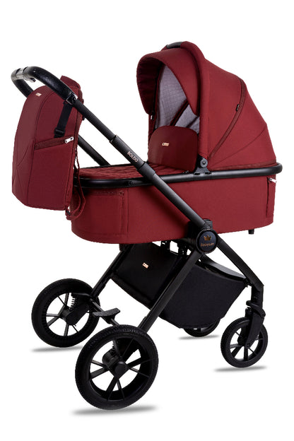 Carucior 2 in 1 BabyLux Boldo Bordo