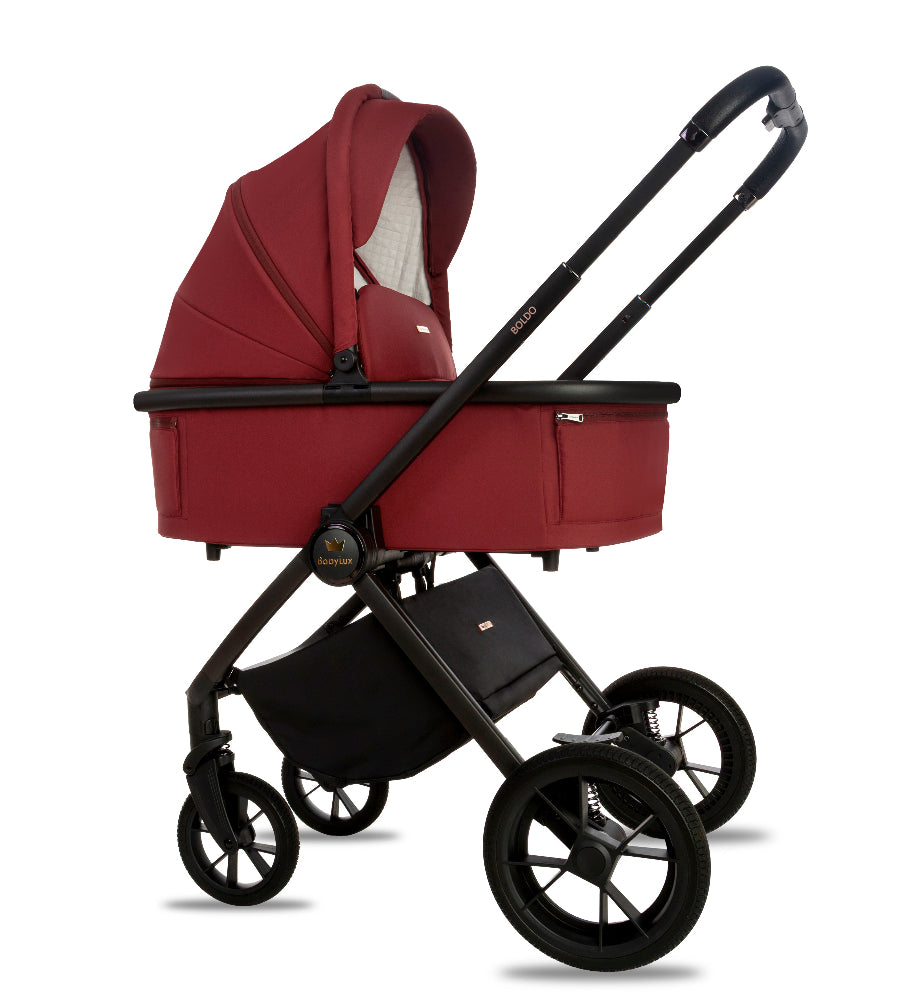 Carucior 2 in 1 BabyLux Boldo Bordo