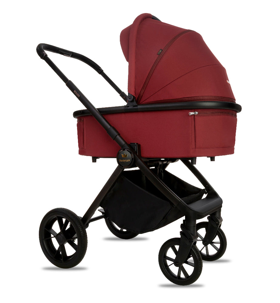 Carucior 2 in 1 BabyLux Boldo Bordo