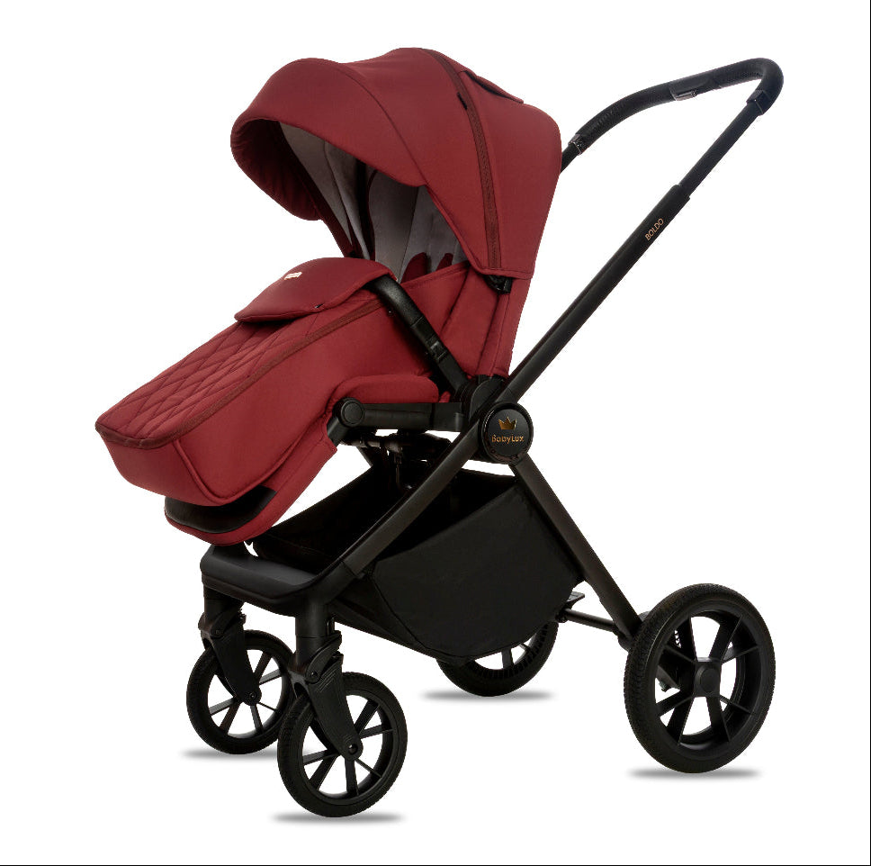 Carucior 2 in 1 BabyLux Boldo Bordo