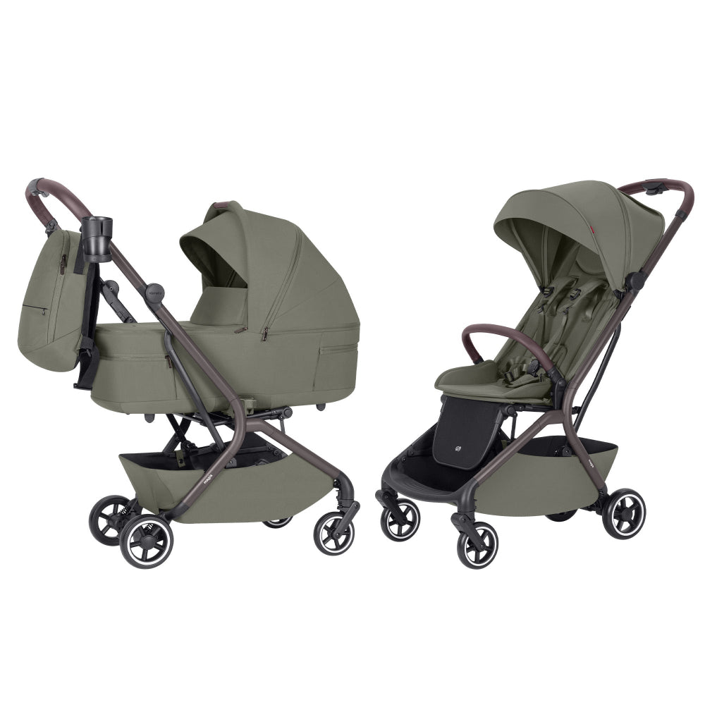 Carucior copii compact bagaj de mana Carrello Magia CRL-6555 2 in 1 Malted Green