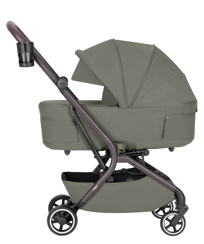 Carucior copii compact bagaj de mana Carrello Magia CRL-6555 2 in 1 Malted Green