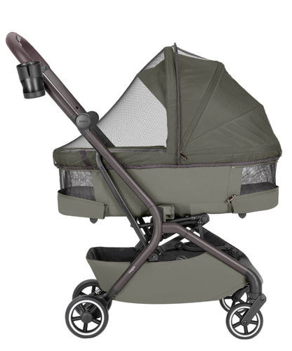 Carucior copii compact bagaj de mana Carrello Magia CRL-6555 2 in 1 Malted Green