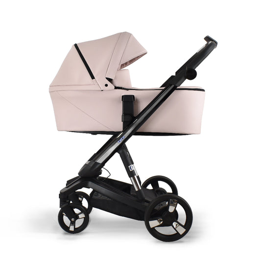 Carucior electric Ibebe iSTOP & DRiVE 2 in 1 Piele ecologica Roz (IS44) Cybex Platinum e-Priam