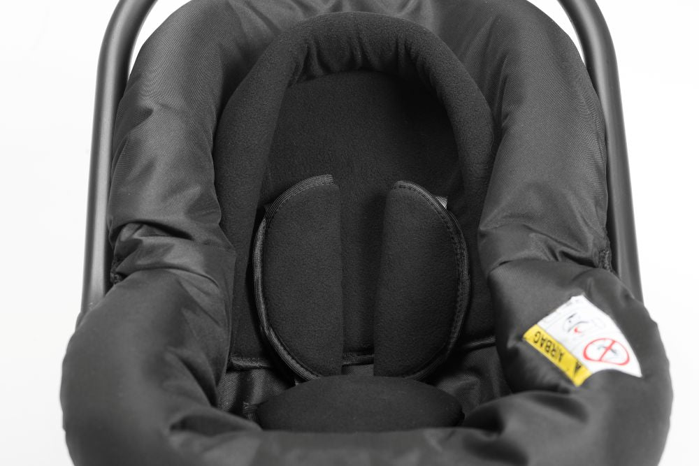 Carucior 3 in 1 Nativo Ventura Negru-Rosu/Cadru negru (03)