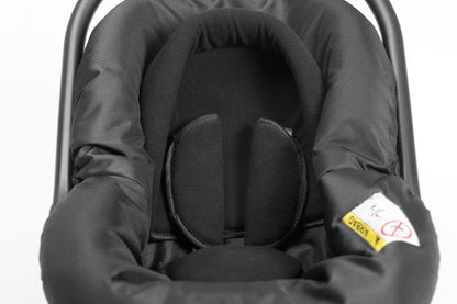 Carucior 3 in 1 Nativo Ventura Negru-Rosu/Cadru negru (03)