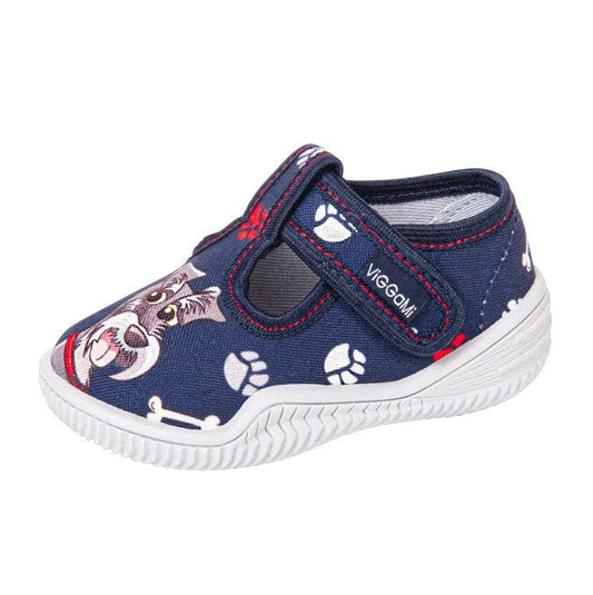 Pantofi cu interior de bumbac pentru baieti Vi-GGa-Mi Dingo Imprimeu