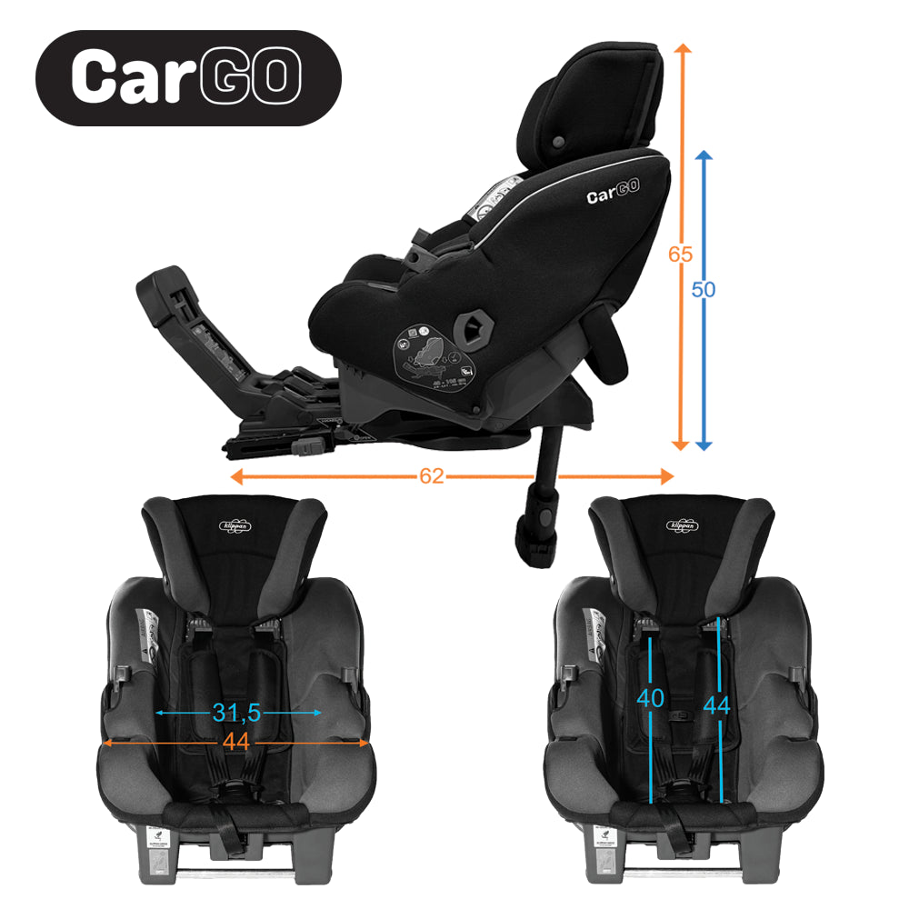 Scaun auto Klippan CarGO, 40-105cm, max. 20kg, rear-facing exclusiv