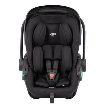 Scaun auto grupa 0+ Carrello VEGA Lite 40-87 cm I-Size Absolute Black, inclinare reglabila