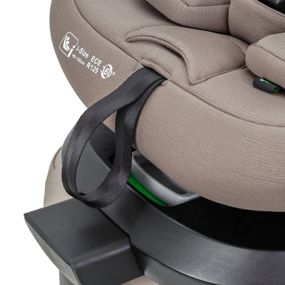 Scaun auto rotativ 360° SPS Carrello OCTOPUS i-SIZE 40-150 cm ISOFIX Deepwater Grey scaun-auto