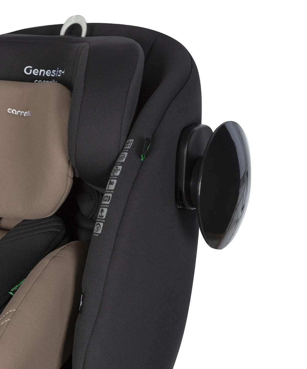 Scaun auto rotativ 360° SPS Carrello GENESIS + i-SIZE R129/03 40-150 cm ISOFIX Absolute Black scaun-auto