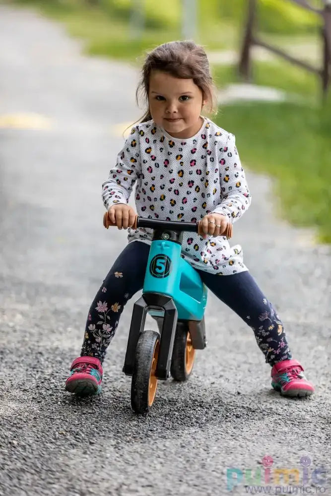 Bicicleta fara pedale Funny Wheels Rider SuperSport 2 in 1 Aqua bicicleta-fara-pedale