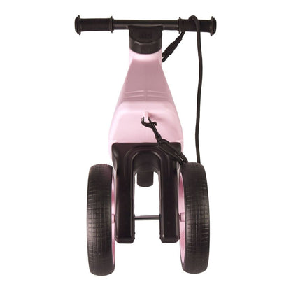 Bicicleta fara pedale 2 in 1 18 + luni pneuri si manere de cauciuc 4 nivele de reglaj pe inaltime Funny Wheels Rider