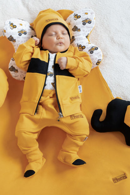 Pantalon de trening bumbac (181276) "Big Trucks"